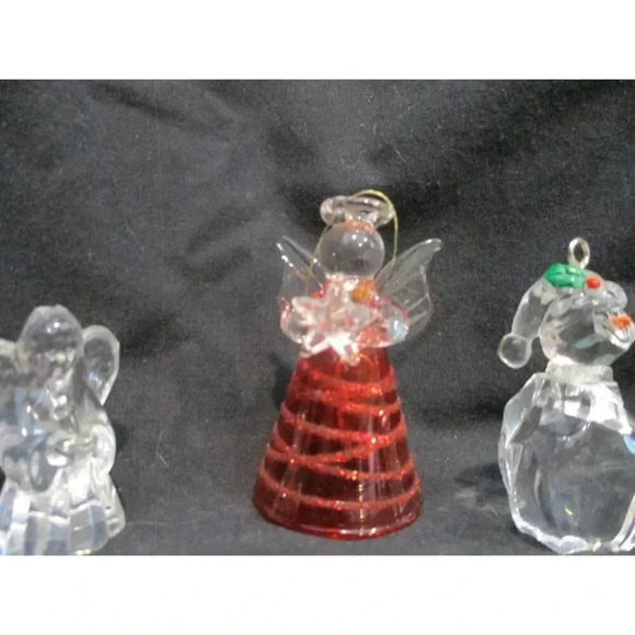 Acrylic Angel and snowman ornaments, Holiday décor, Christmas Tree seasonal - Picture 3 of 4